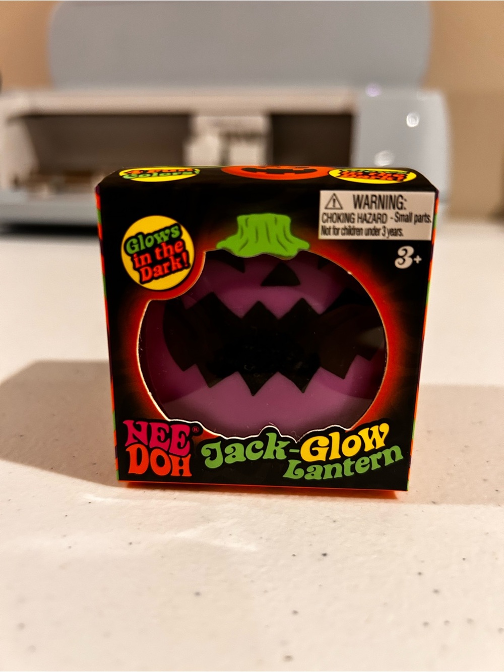 Needoh Jack-Glow Lantern  - Purple Glow. New. Authentic